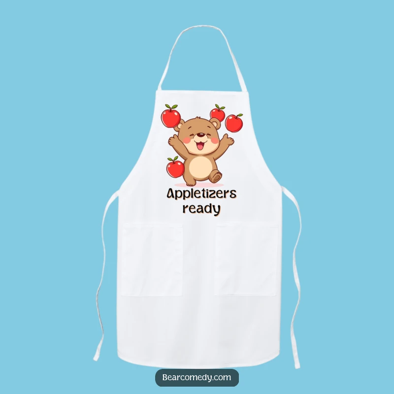 Funny Juggling Bear Apron: Cook with Glee and Hilarious Kitchen Style