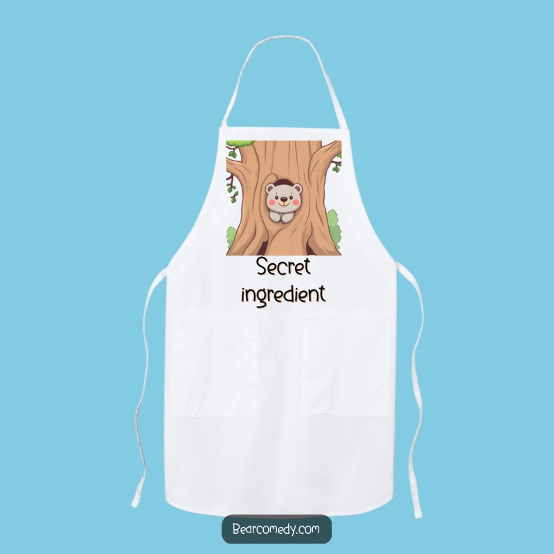 Funny Mischief Bear Apron - Kitchen Fun for Secret Keepers!