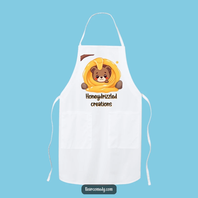 Funny Bear Honey Apron: Cook Up Laughs with This Sweet, Hilarious Kitchen Essential