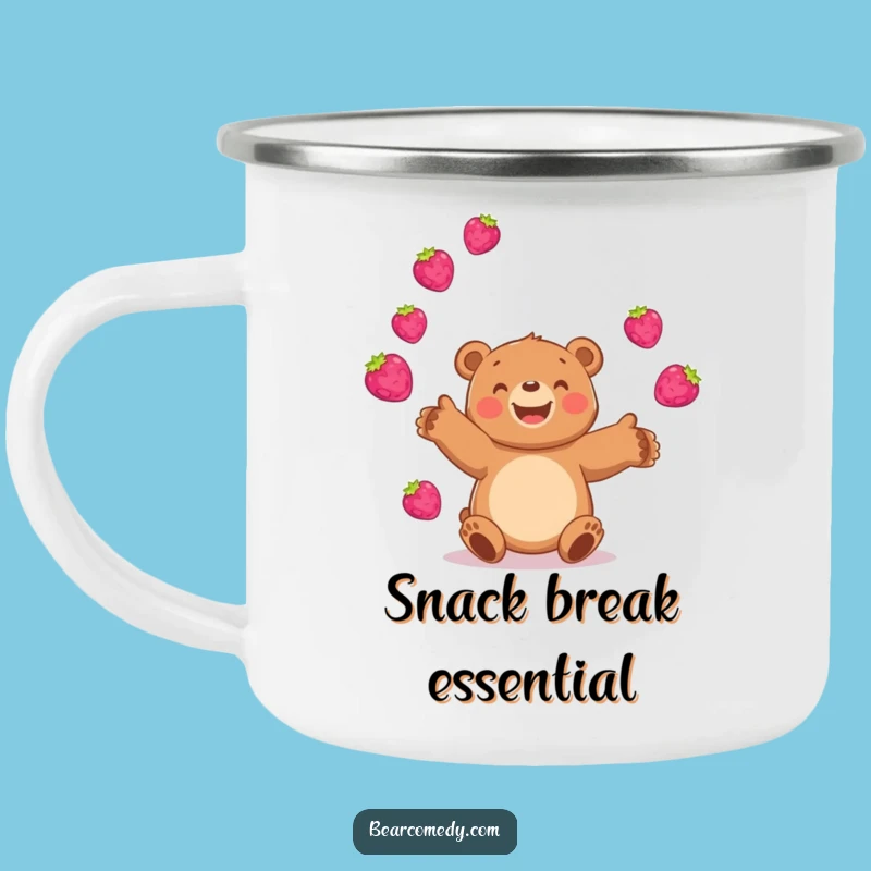 Fuel Your Adventures with Fun: Funny Bear Berry Mug