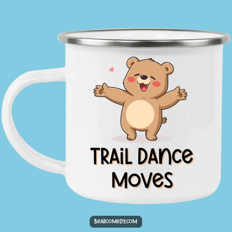 Funny Bear Camp Groove Mug: Dance Under the Stars with Hilarious Moves