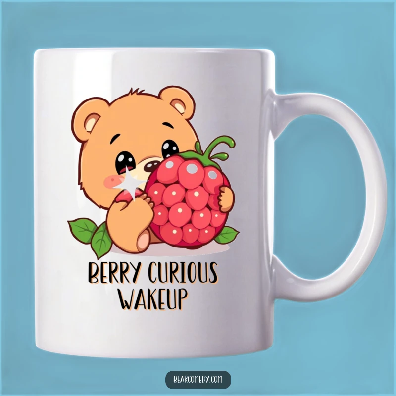 Funny Bear Berry Sniff Mug: Curious Appetites and Hilarious Mornings