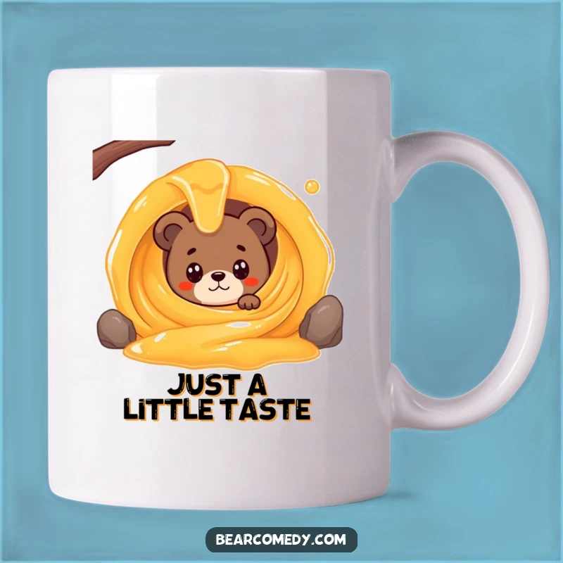 Funny Bear Honey Mug: A Hilarious Peek into Sweet Temptation, Perfect Gift