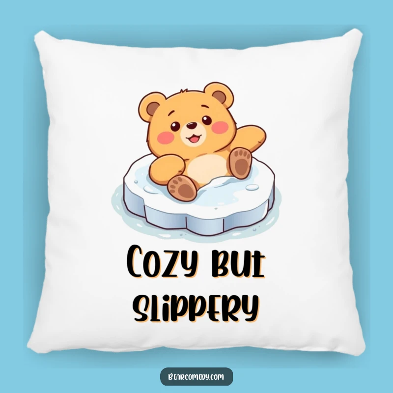Funny Bear Ice Nap Pillow: Comfort Meets Hilarious Slides