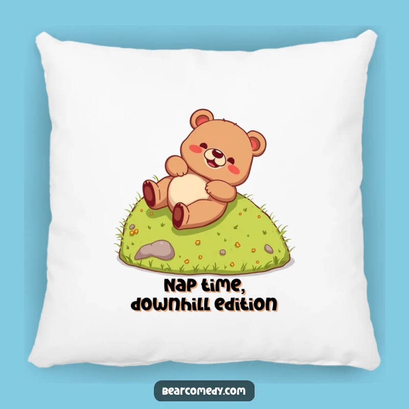Funny Bear Rolling Pillow: Comfy Creature Cushion for the Perfect Funny Gift!