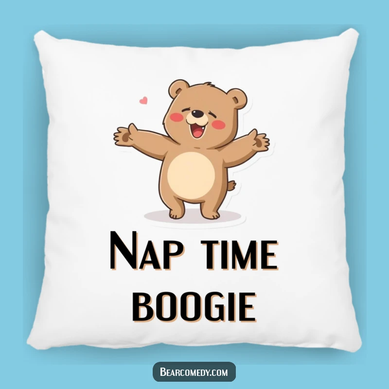 Funny Bear Dance Break Pillow: Comfort Meets Hilarious Moves