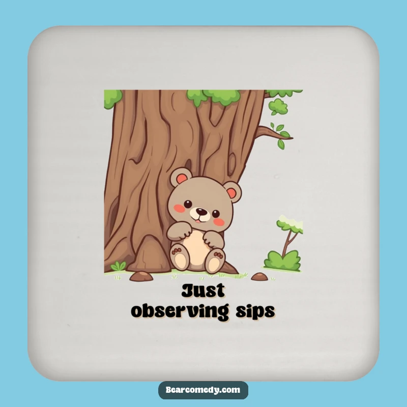 Protect Surfaces with Playfulness: Funny Bear Coasters