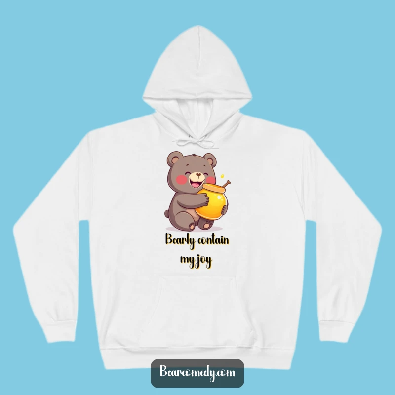 Cozy Funny Honey Bear Hoodie: Warm Hugs & Sweet Smiles Guaranteed!