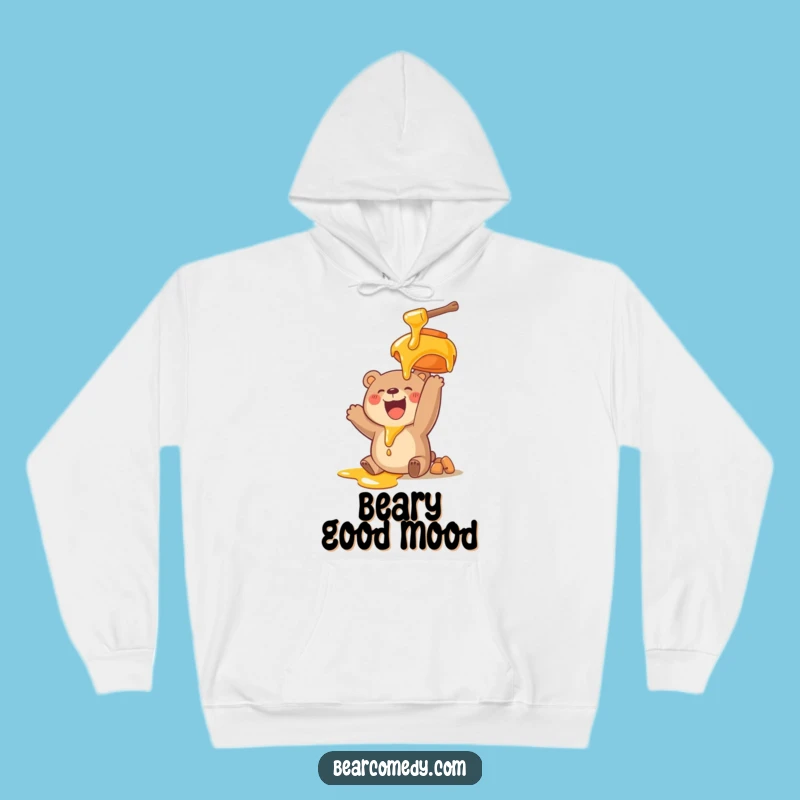 Cozy Funny Bear Honey Hug Hoodie: Warmth and Laughter Guaranteed This Winter