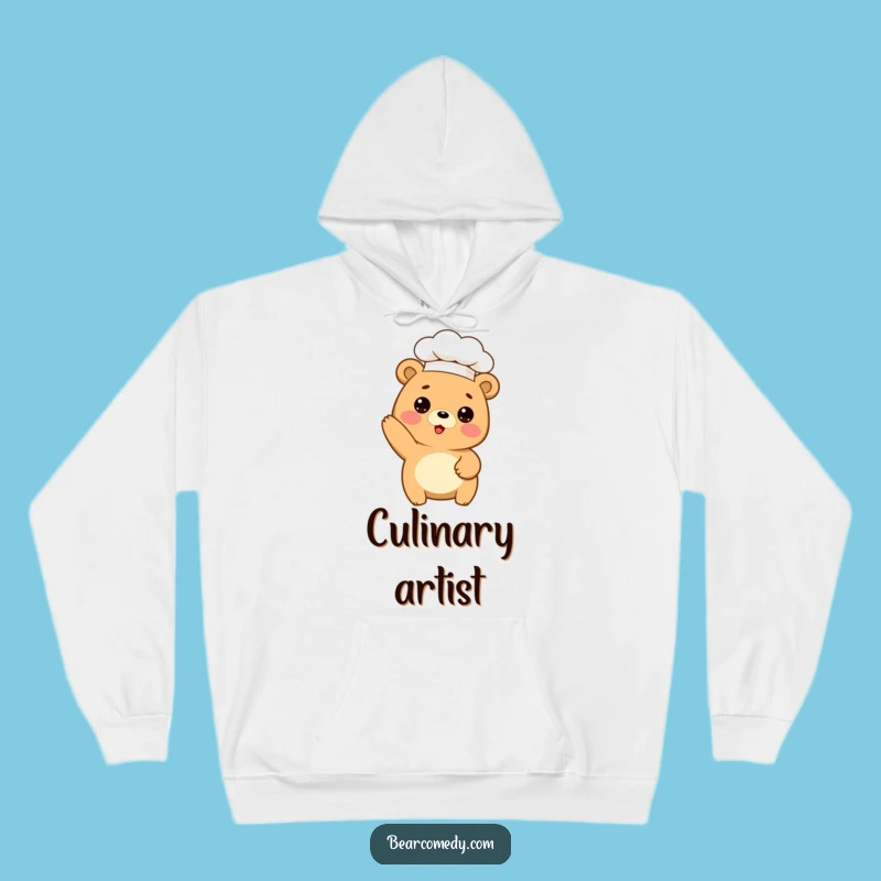 Cozy Funny Chef Bear Hoodie: Warm Fleece With Bear Baker, Perfect Funny Gift For Winter