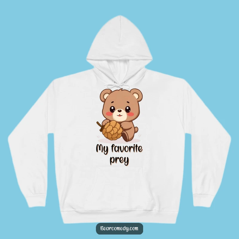 Funny Chasing Bear Hoodie - Stay Cozy and Playful with This Hilarious Design!