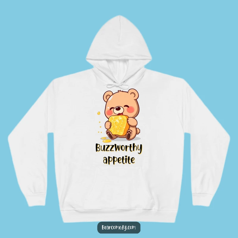 Funny Honey Bear Hoodie: Cozy Bear, Huge Honeycomb, Perfect Gift