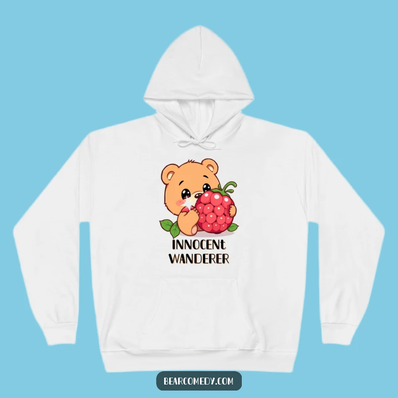 Cozy Funny Bear Berry Wonder Hoodie: Warmth and Whimsy Guaranteed