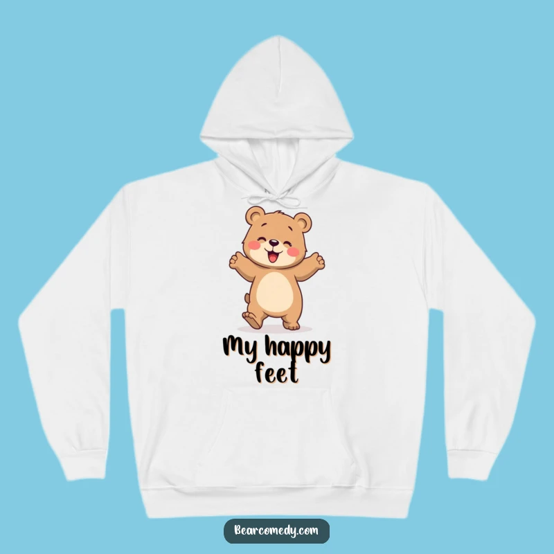 Funny Dancing Bear Hoodie - Cozy Up and Boogie with This Hilarious Design!