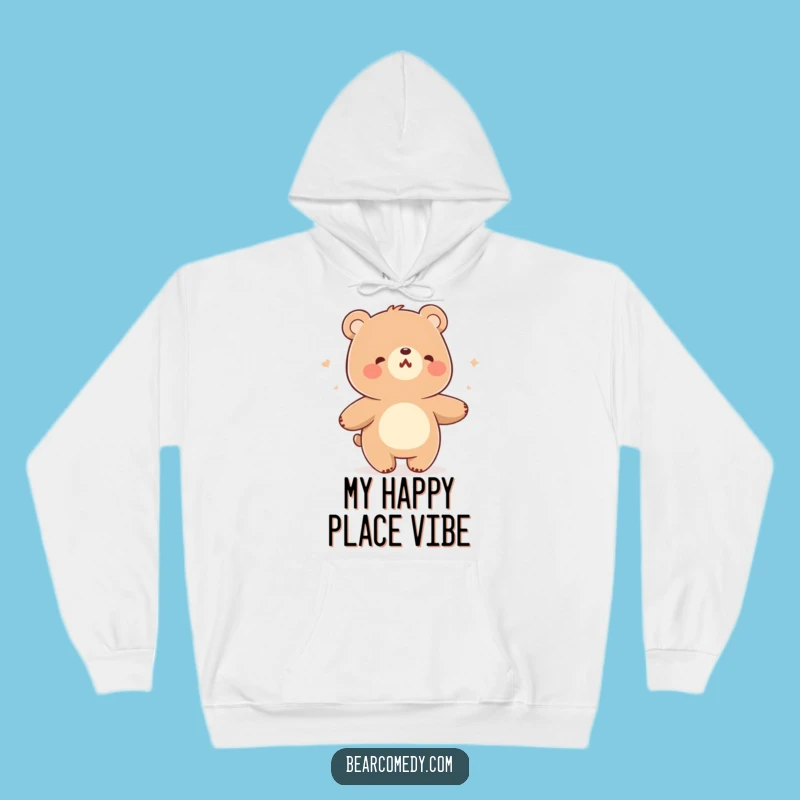 Funny Bear Hoodie - Cozy Breeze Dance, Cheerful Hum, Perfect Gift