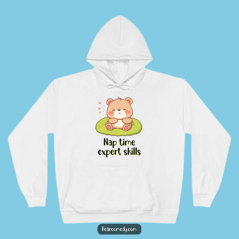 Funny Bear Hoodie - Cozy Lounging, Happy Sigh, Ultimate Comfort Gift