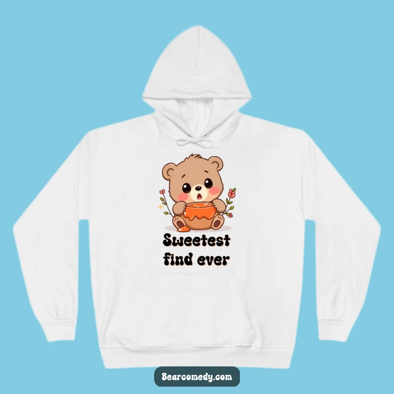 Funny Bear Hoodie - Jam Surprise, Squeak of Joy, Cozy Sweet Gift