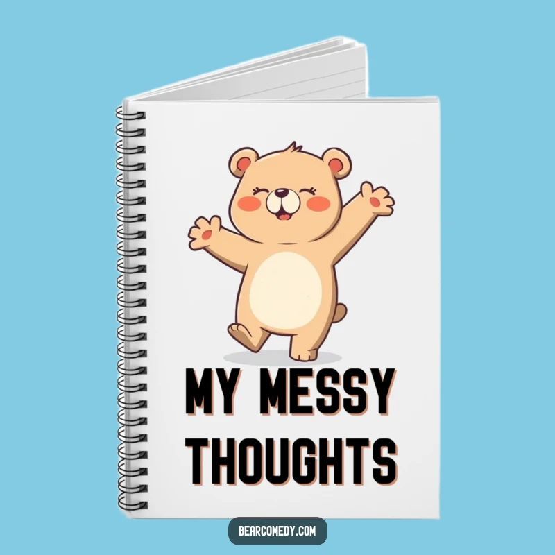 Funny Bear Dancing Notebook: Clumsy Cartoon Journal for Humorous Ideas