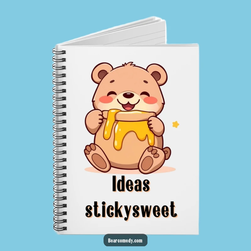 Funny Bear Honey Hug Notebook: Cute Bear Journal For Notes, Perfect Funny Gift for Writers
