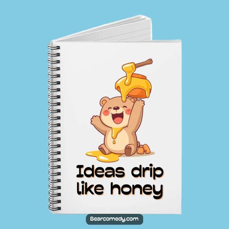 Funny Bear Honey Journal: Jot Down Your Sweetest Thoughts Hilariously