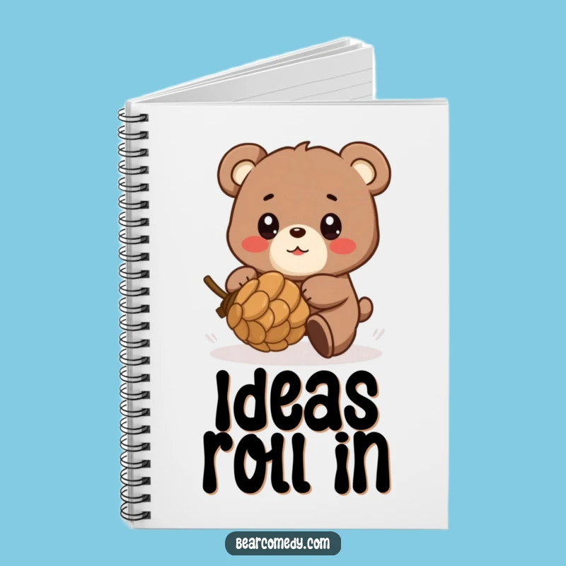 Funny Chasing Bear Notebook - Jot Down Your Adventures with Hilarious Inspiration!