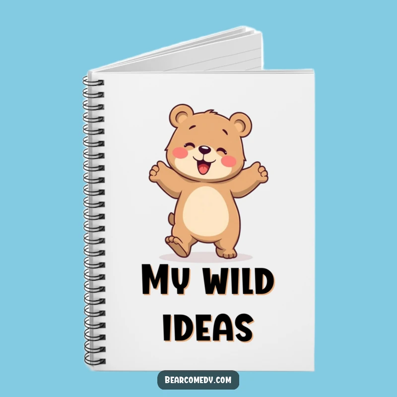 Funny Dancing Bear Notebook - Jot Down Your Best Moves with Hilarious Inspiration!