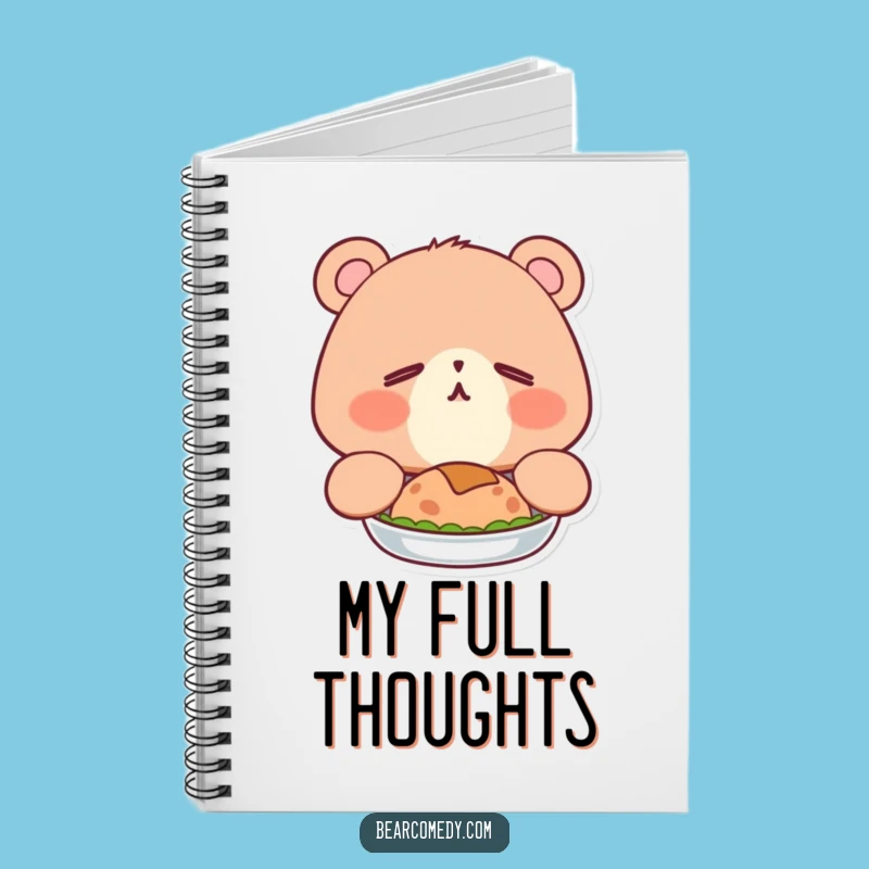 Funny Sleepy Bear Yawn Notebook: Jot Down Your Cozy Thoughts