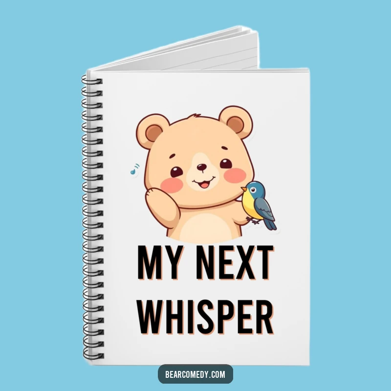 Funny Bear Listening Notebook: Peaceful Animal Journal for the Perfect Funny Gift!