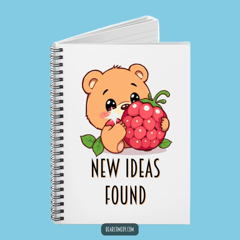 Funny Bear Berry Journal: Jot Down Your Curious Thoughts Hilariously