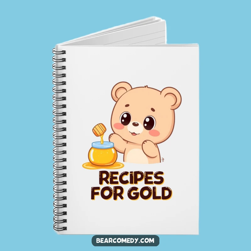 Funny Kawaii Bear Honey Pot Notebook: Adorable Journal for Sweet Ideas