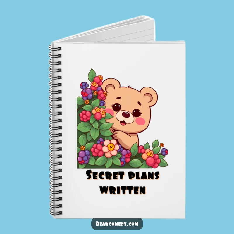 Funny Mischievous Bear Notebook: Jot Down Your Playful Plans