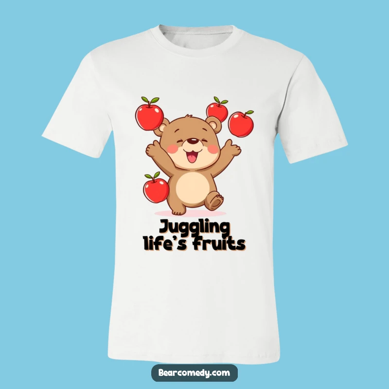 Funny Juggling Bear T-Shirt: Wear Your Playful Spirit with Joyful Style