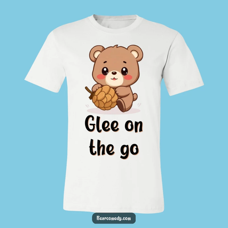 Funny Chasing Bear T-Shirt - Show Your Playful Side with This Hilarious Tee!
