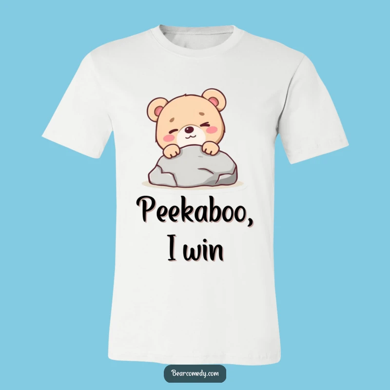 Funny Mischievous Bear Wink T-Shirt: Show Off Your Cheeky Side