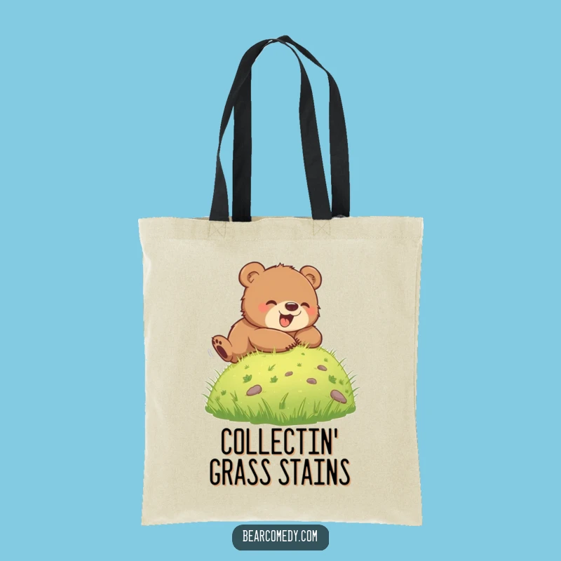 Funny Bear Cub Rolling Tote Bag: Spacious and Hilarious Carry-All Gift