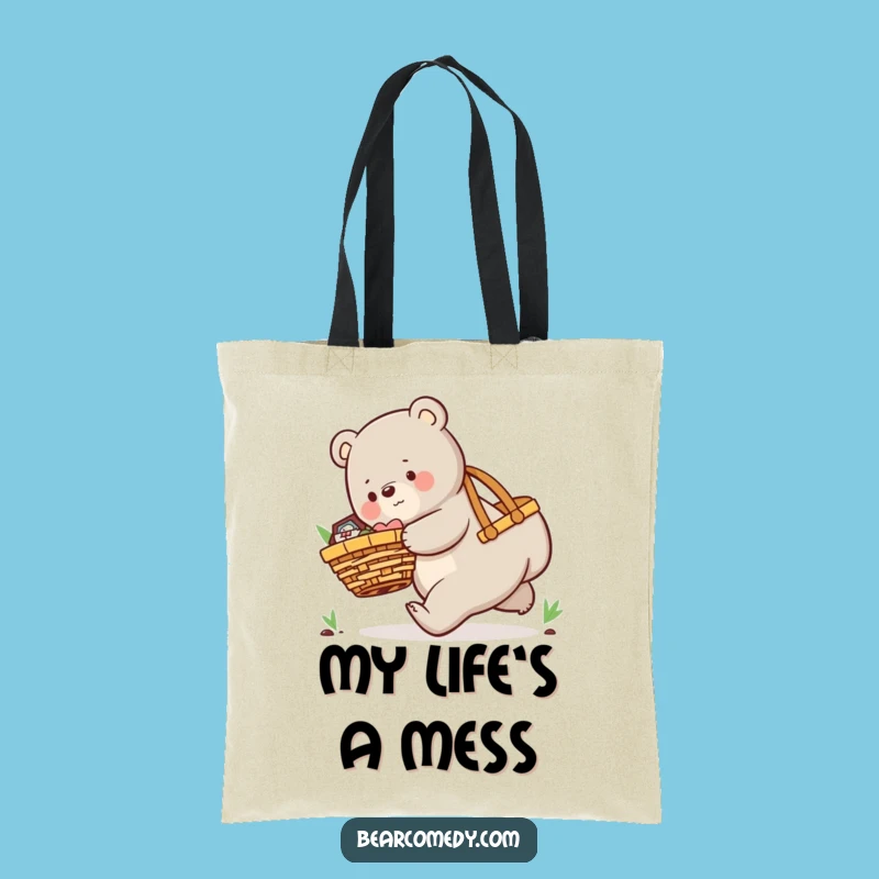 Funny Picnic Bear Tote Bag: Carry Your Laughs with This Hilarious Bag